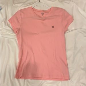 True rose pink Tommy Hilfiger tee